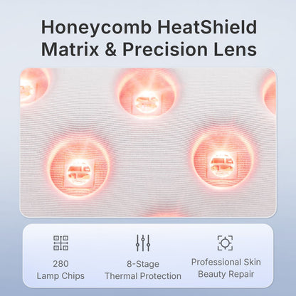 Infrared Light Led Face Mask | 4-Mode Red Light Skin-Care Therapy