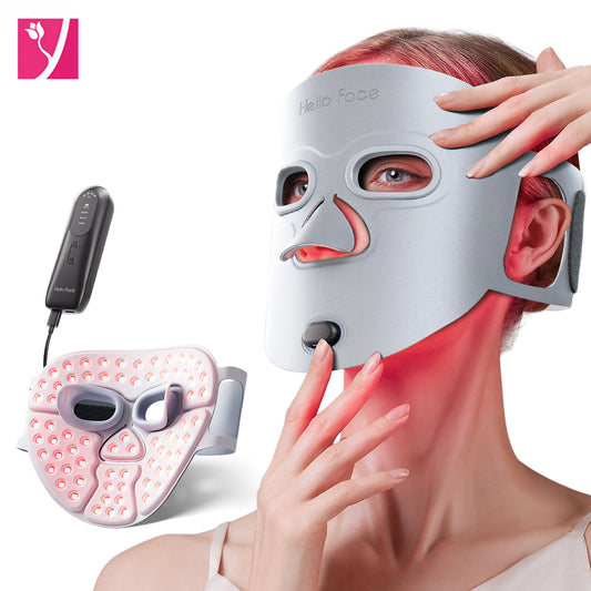 Infrared Light Led Face Mask | 4-Mode Red Light Skin-Care Therapy
