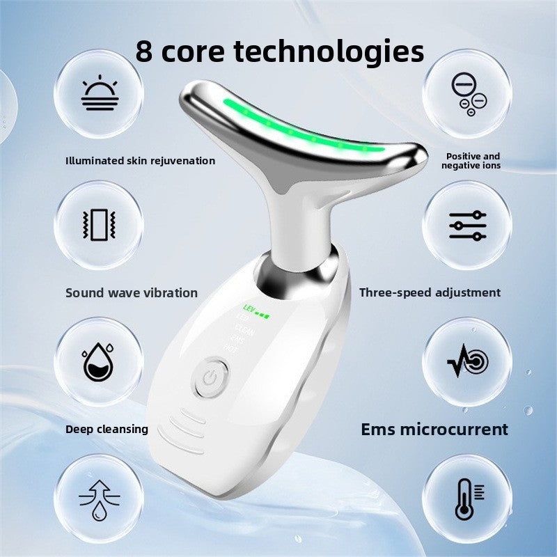 Facial Massage & Sculpting Tool | 7 LED-Color | Home Skin-Care & Shaping Tool