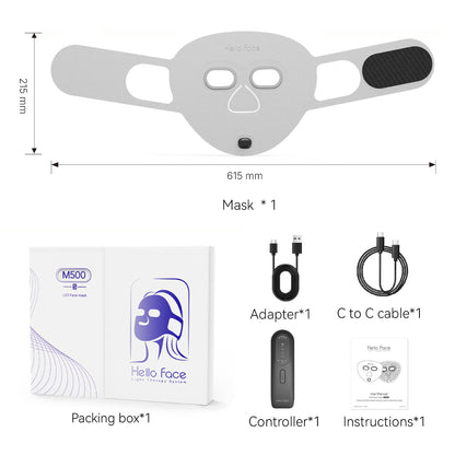 Infrared Light Led Face Mask | 4-Mode Red Light Skin-Care Therapy