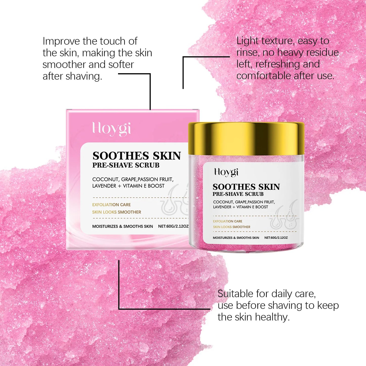 Hoygi: Exfoliating Pre-Shaving Scrub